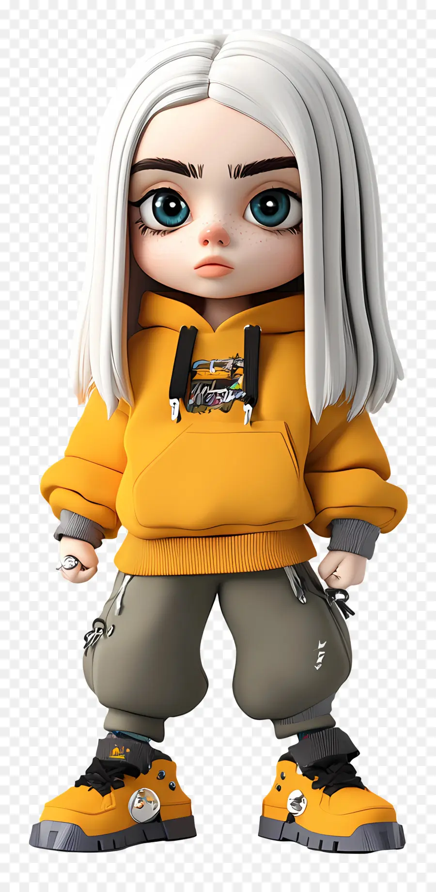 Billie Eilish，Çizgi Film Karakteri PNG