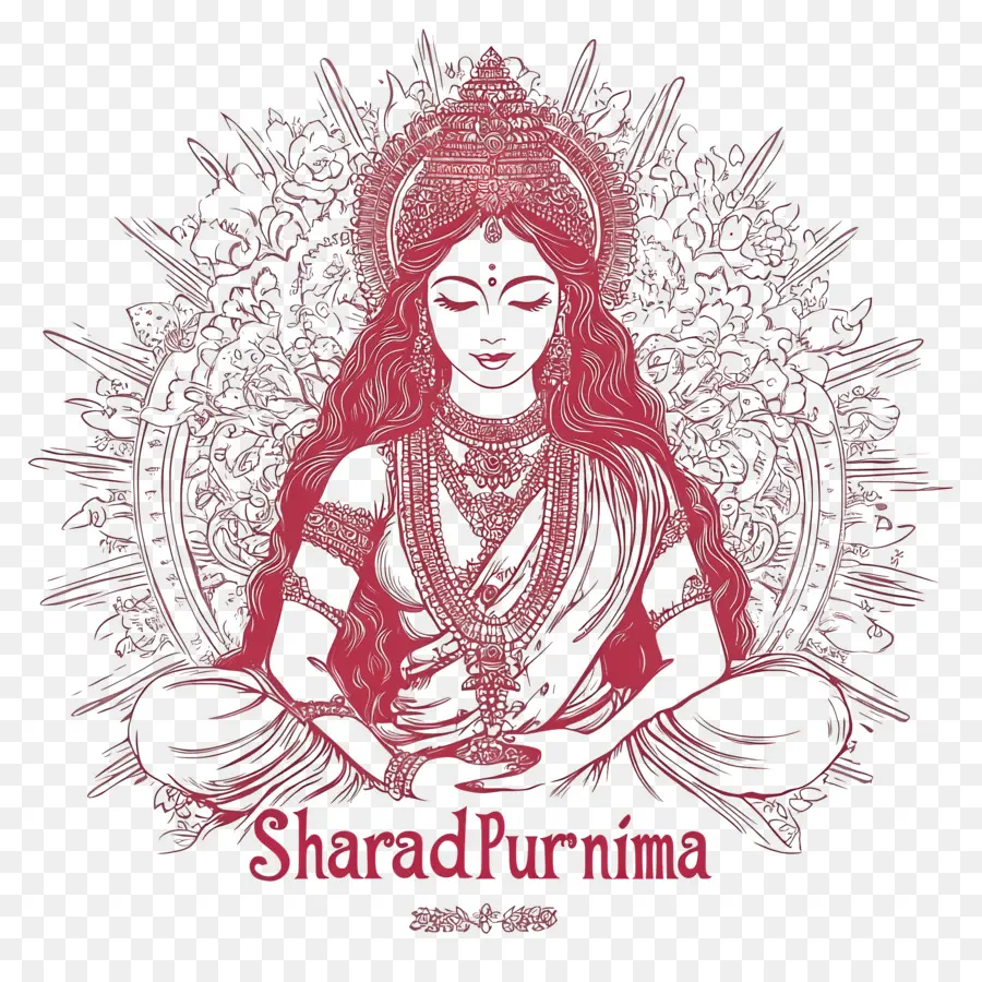 Sharad Purnima，Sharad Purnima İllüstrasyon PNG