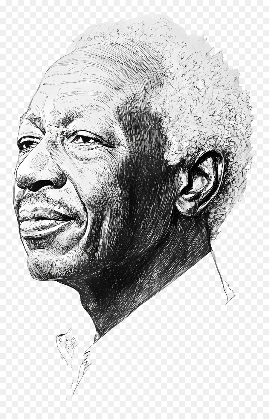 Julius Nyerere，Yaşlı Adam Portresi PNG