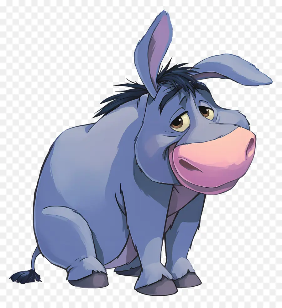 Eeyore，Mavi Eşek PNG