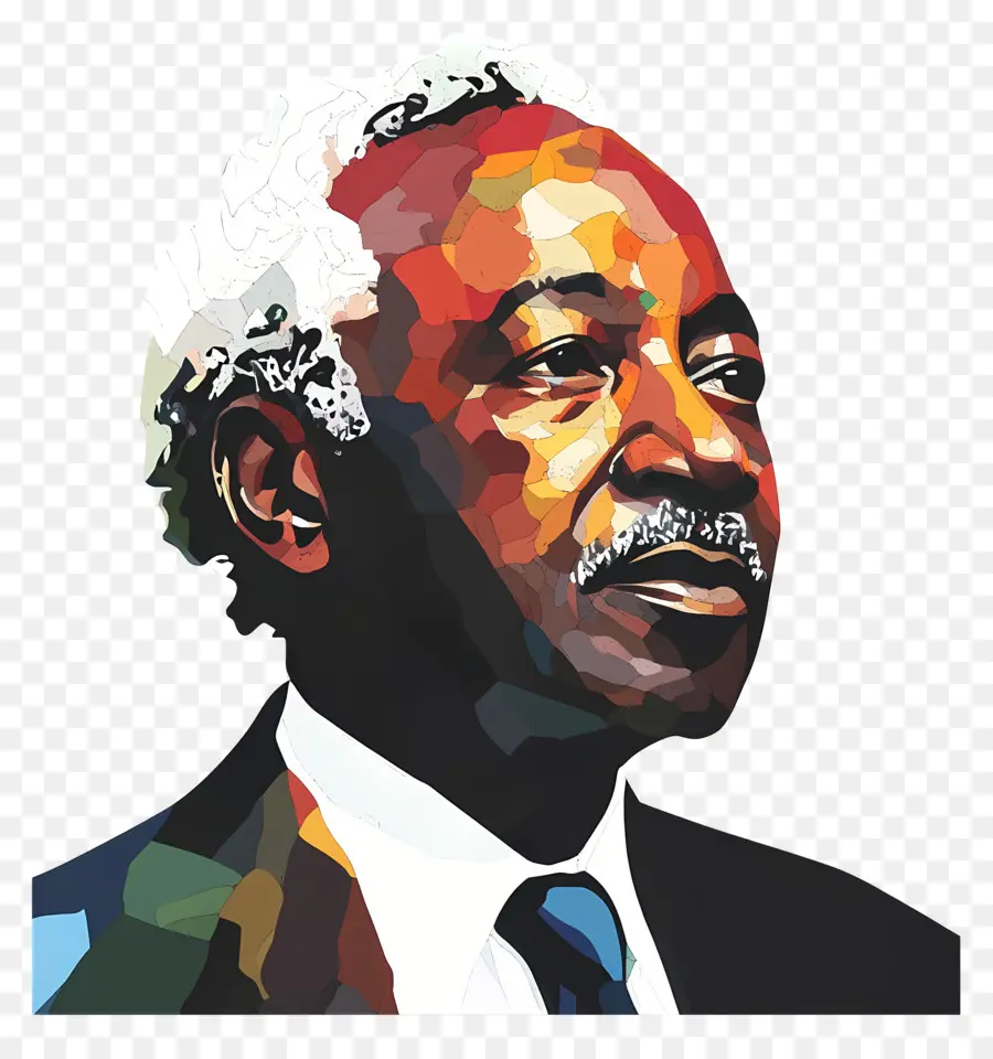 Julius Nyerere，Yaşlı Adam Pop Sanatı PNG