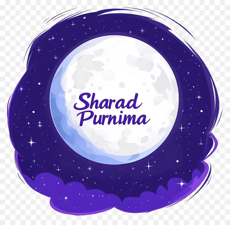 Sharad Purnima，Ay Ile Gece Gökyüzü PNG