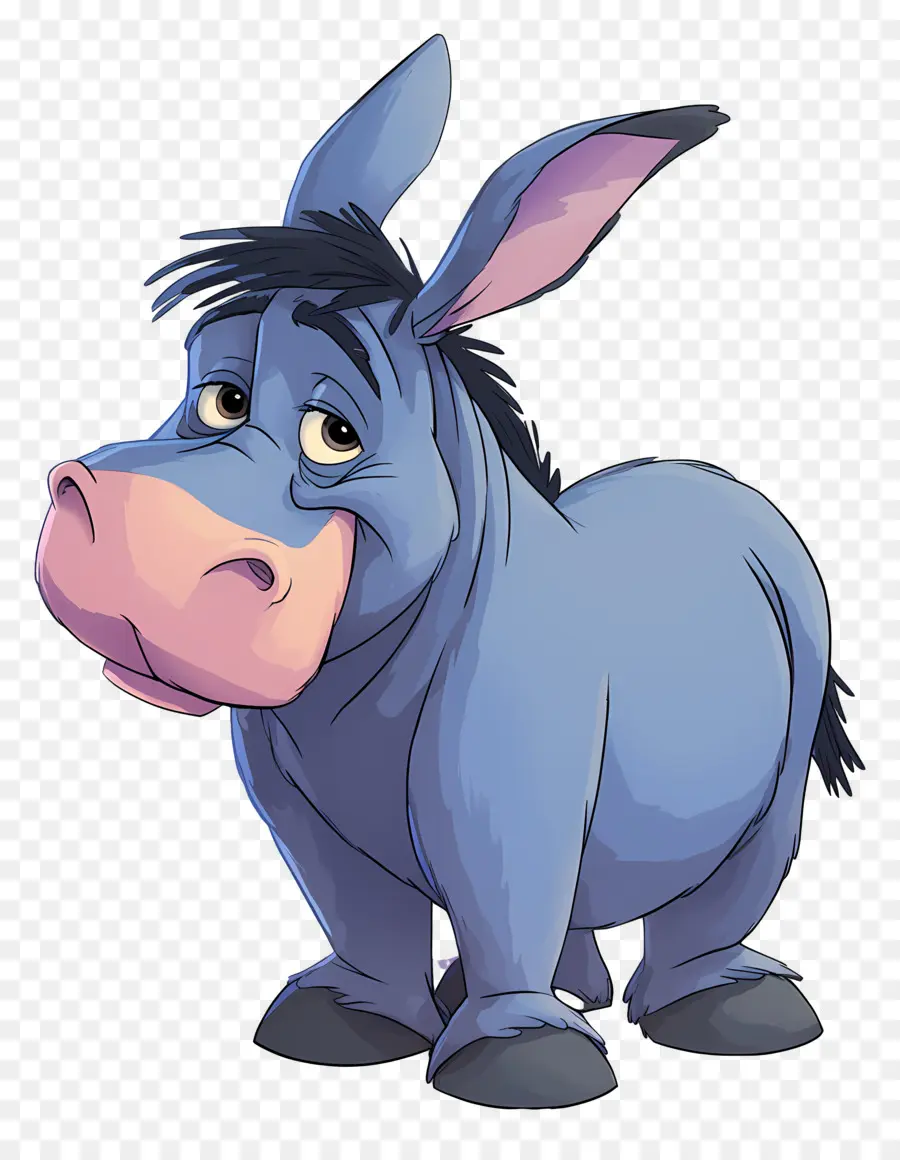 Eeyore，Mavi Eşek PNG