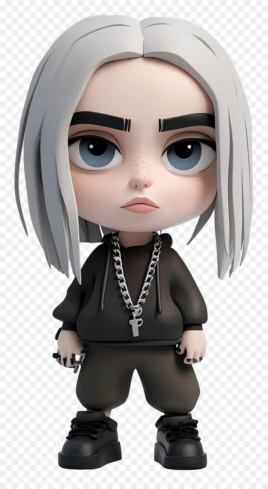 Billie Eilish，Chibi Karakteri PNG