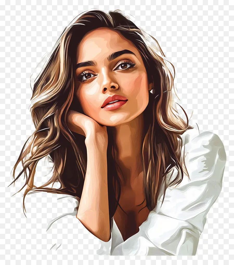 Deepika Padukone，Resimli Kadın PNG