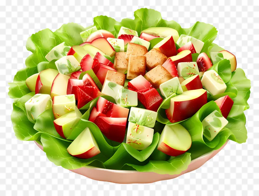 Waldorf Salatası，Salata PNG