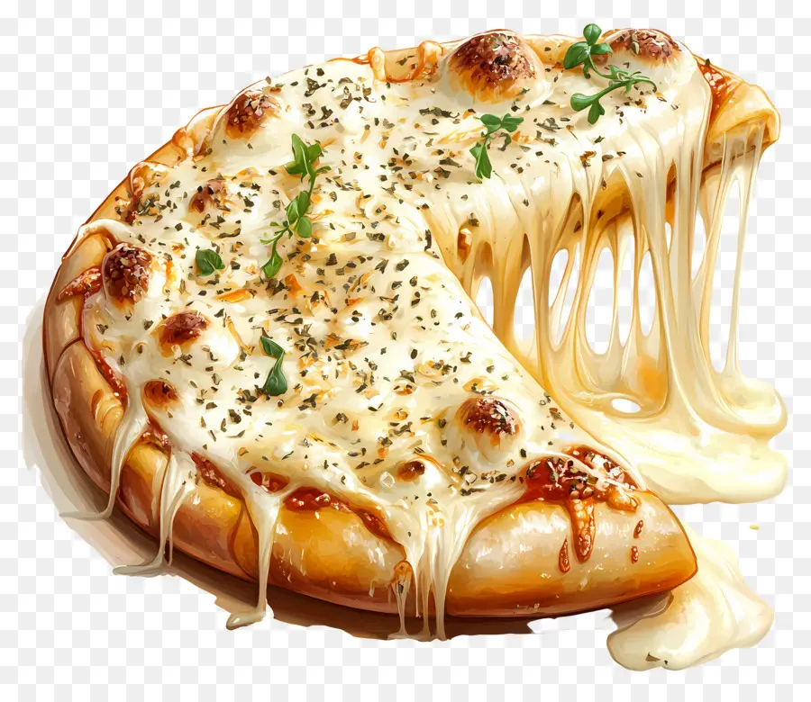 Peynir çekme，Peynirli Pizza PNG