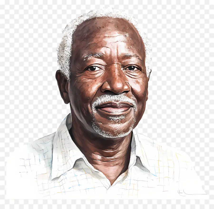 Julius Nyerere，Portre Çizimi PNG