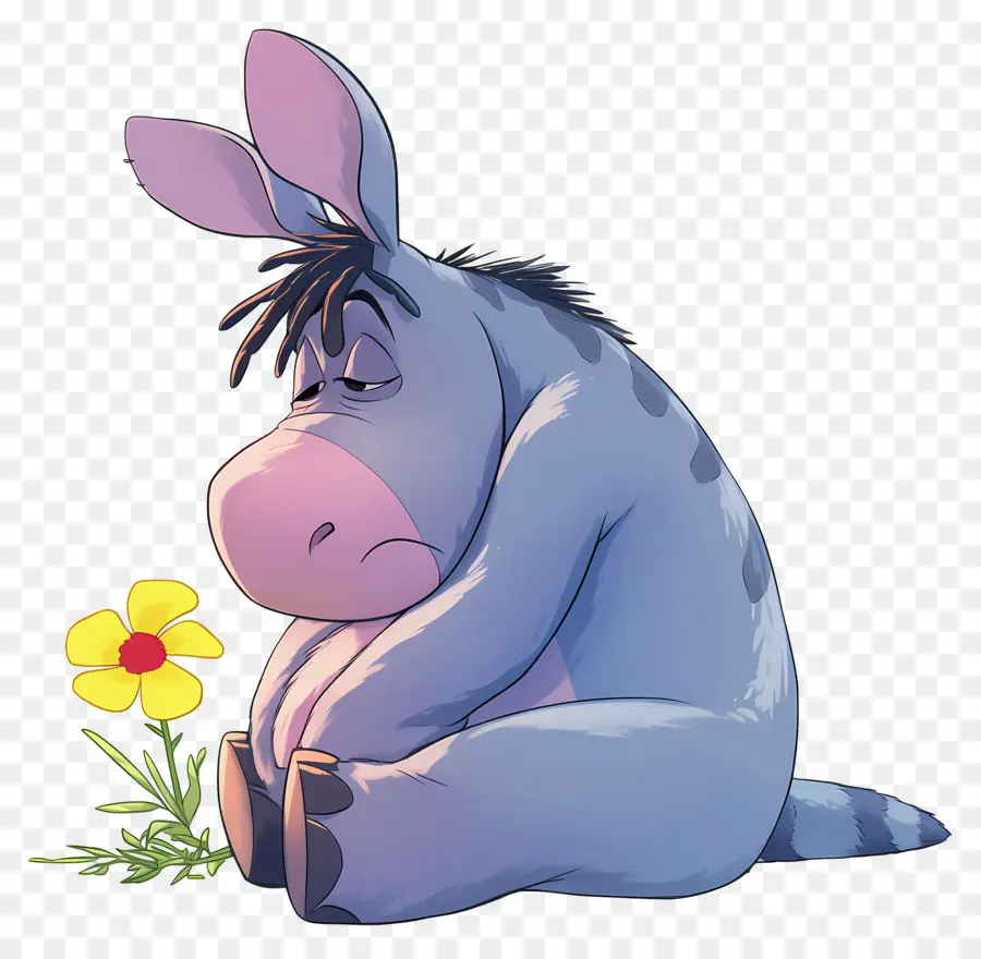 Eeyore，Karikatür Eşek PNG