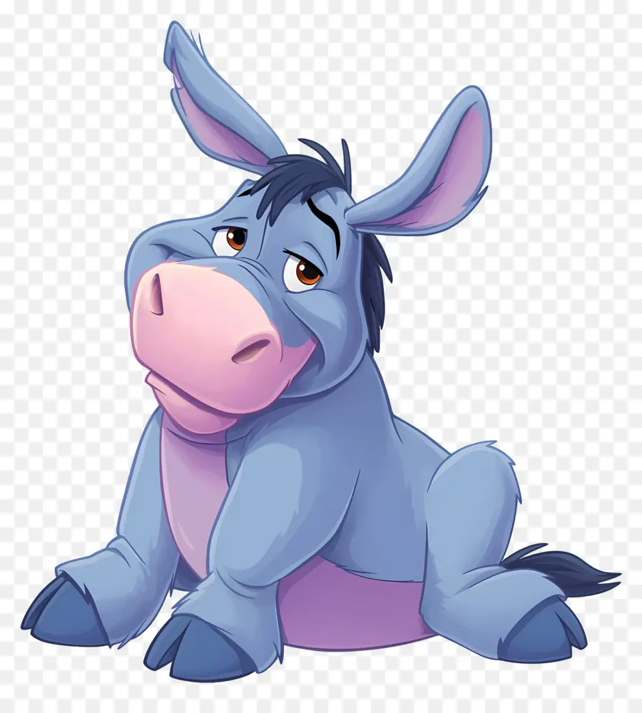 Eeyore，Mavi Eşek PNG