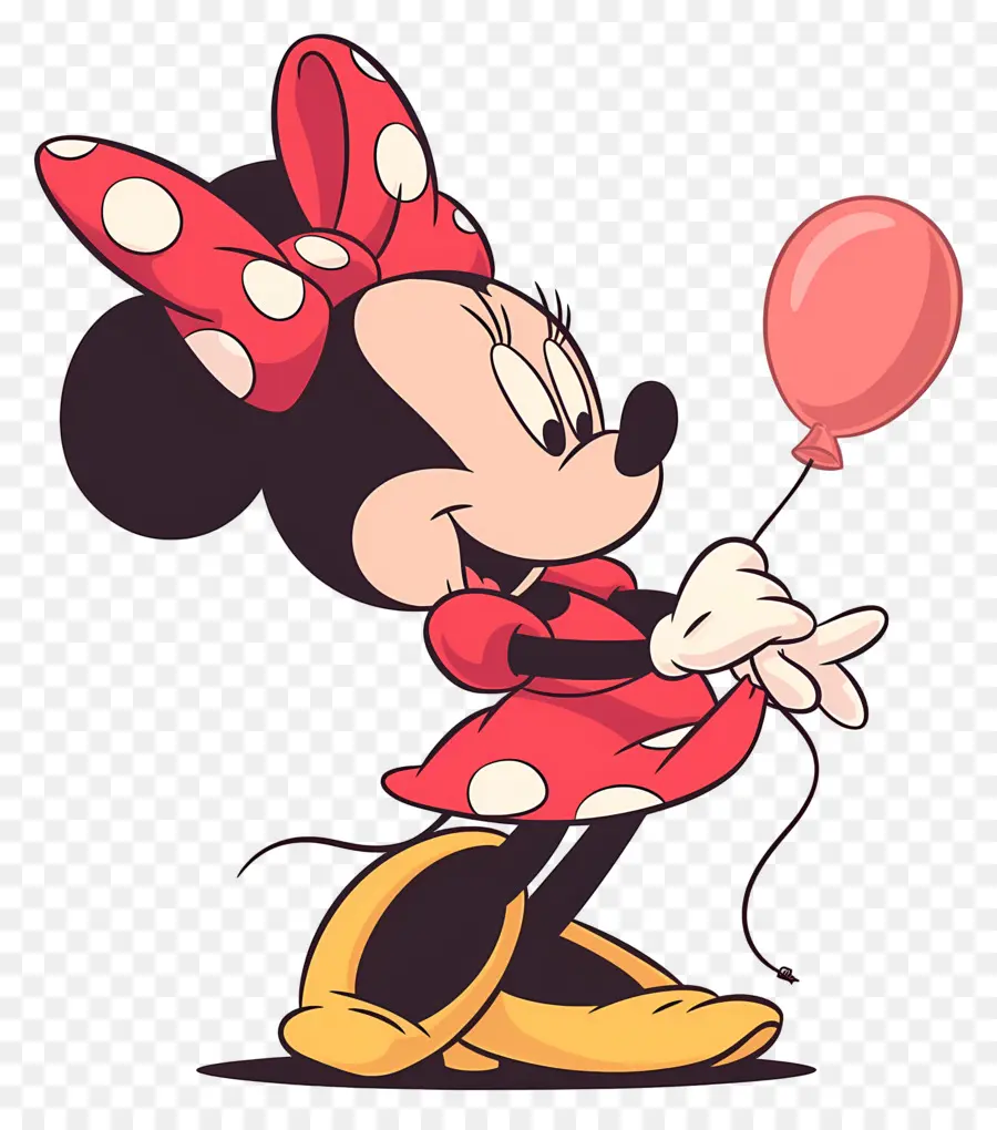 Minnie Fare，Cupcake Ile Karikatür Fare PNG