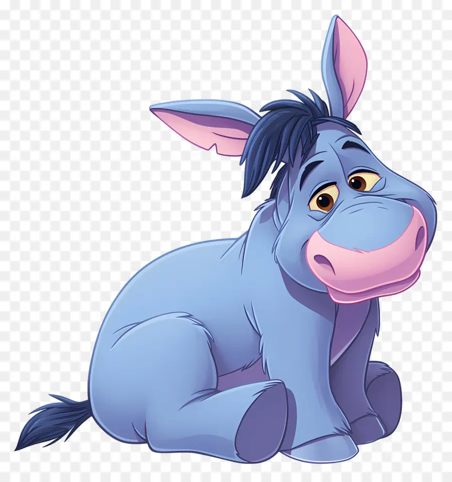 Eeyore，Mavi Eşek PNG