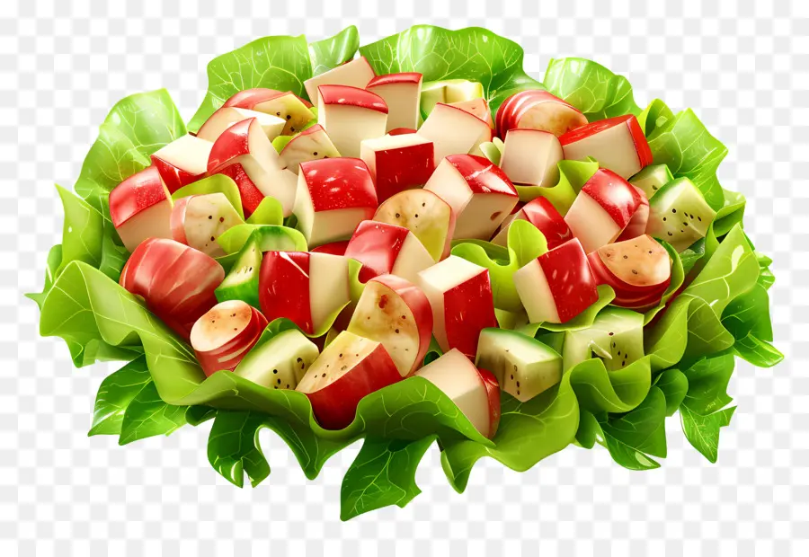 Waldorf Salatası，Salata PNG