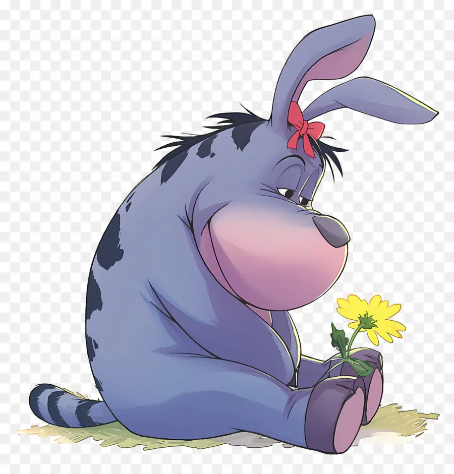 Eeyore，Karikatür Eşek PNG