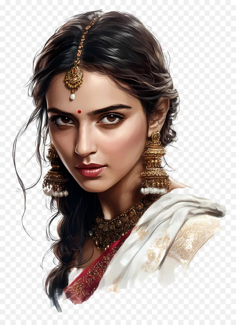 Deepika Padukone，Geleneksel Kadın PNG