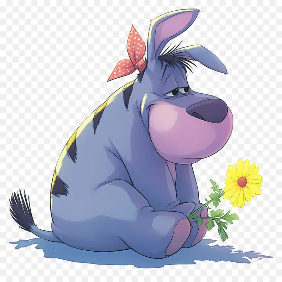 Eeyore，Karikatür Eşek PNG