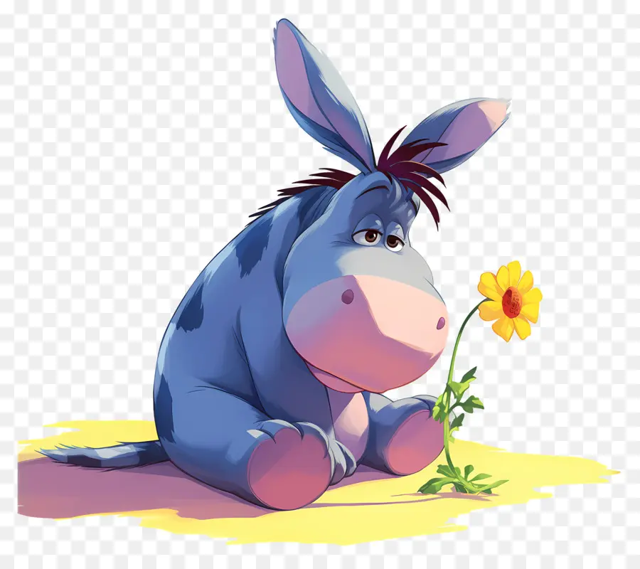 Eeyore，Karikatür Eşek PNG