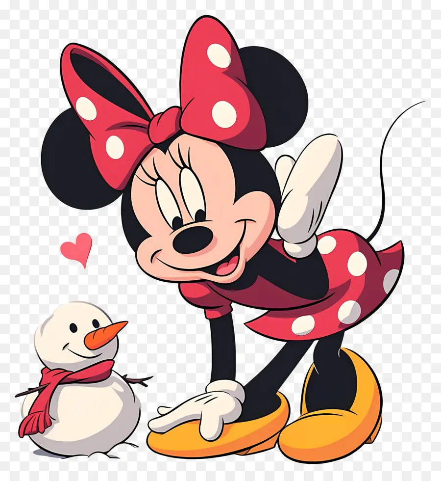 Minnie Fare，Minnie Mouse Ve Kardan Adam PNG