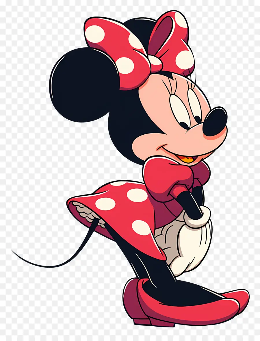 Minnie Fare，Cupcake Ile Karikatür Fare PNG