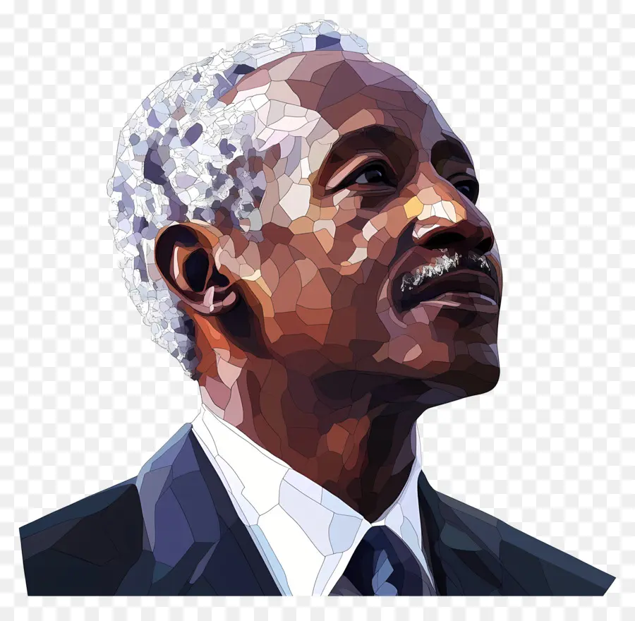 Julius Nyerere，Yaşlı Adam çokgen Sanatı PNG