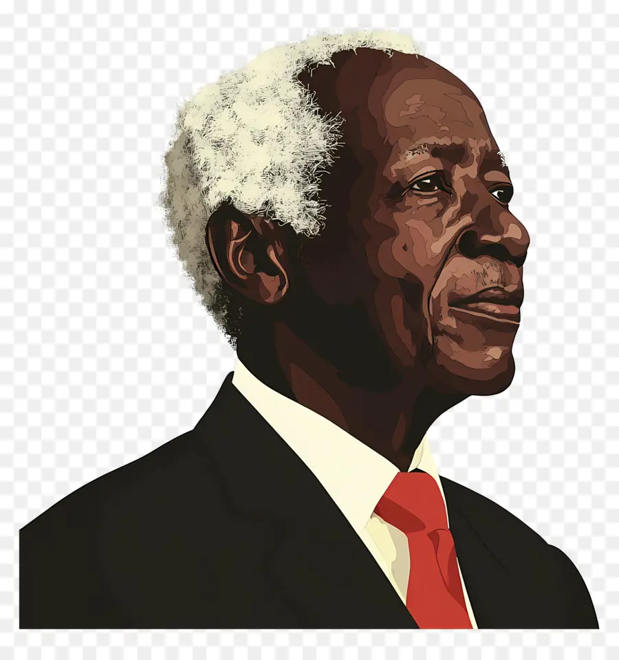 Julius Nyerere，Yaşlı Adam Portresi PNG