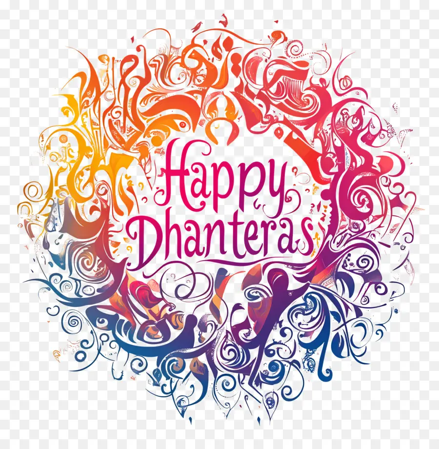 Mutlu Dhanteralar，Mutlu Dhanteras Metni PNG