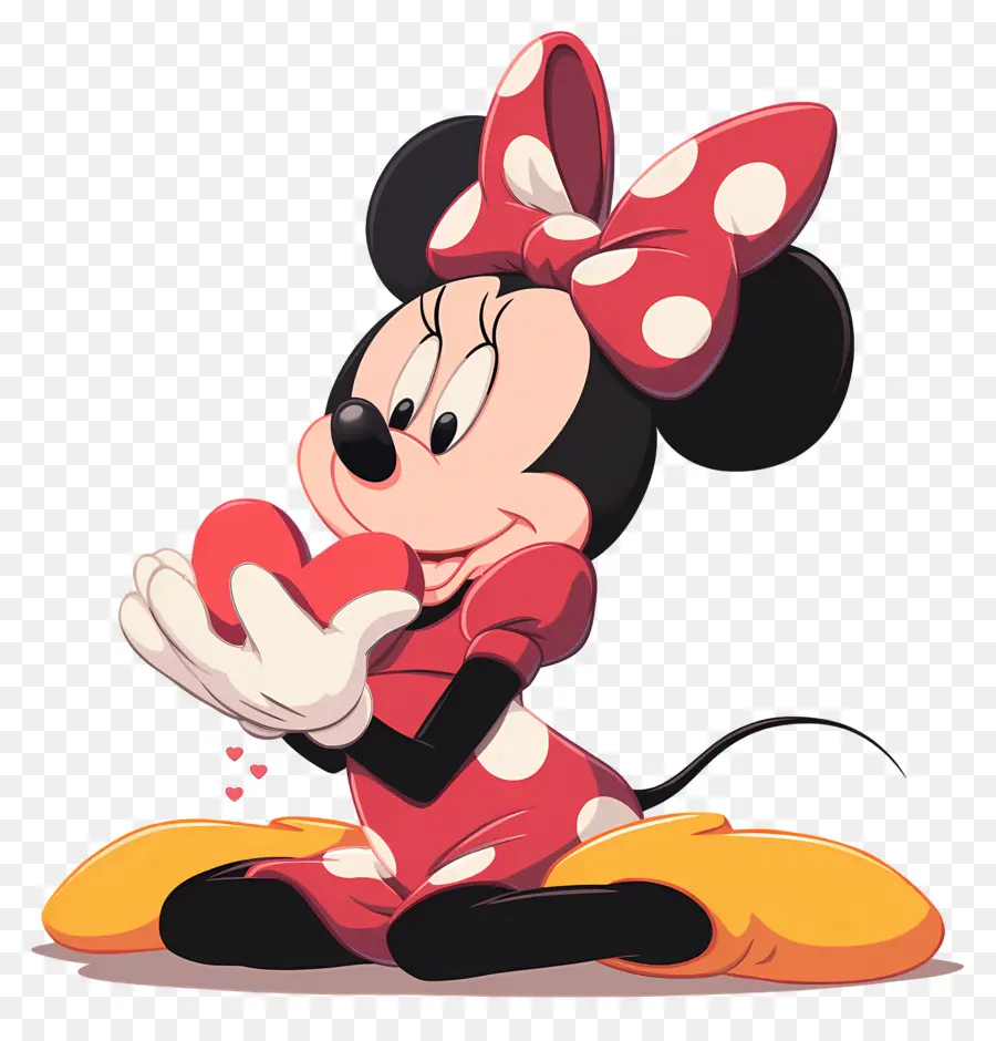 Minnie Fare，Cupcake Ile Karikatür Fare PNG