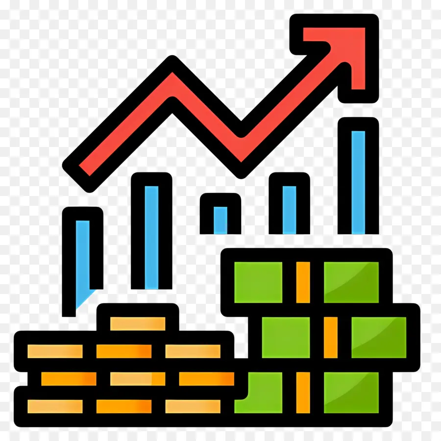 Borsa，Finansal Büyüme PNG