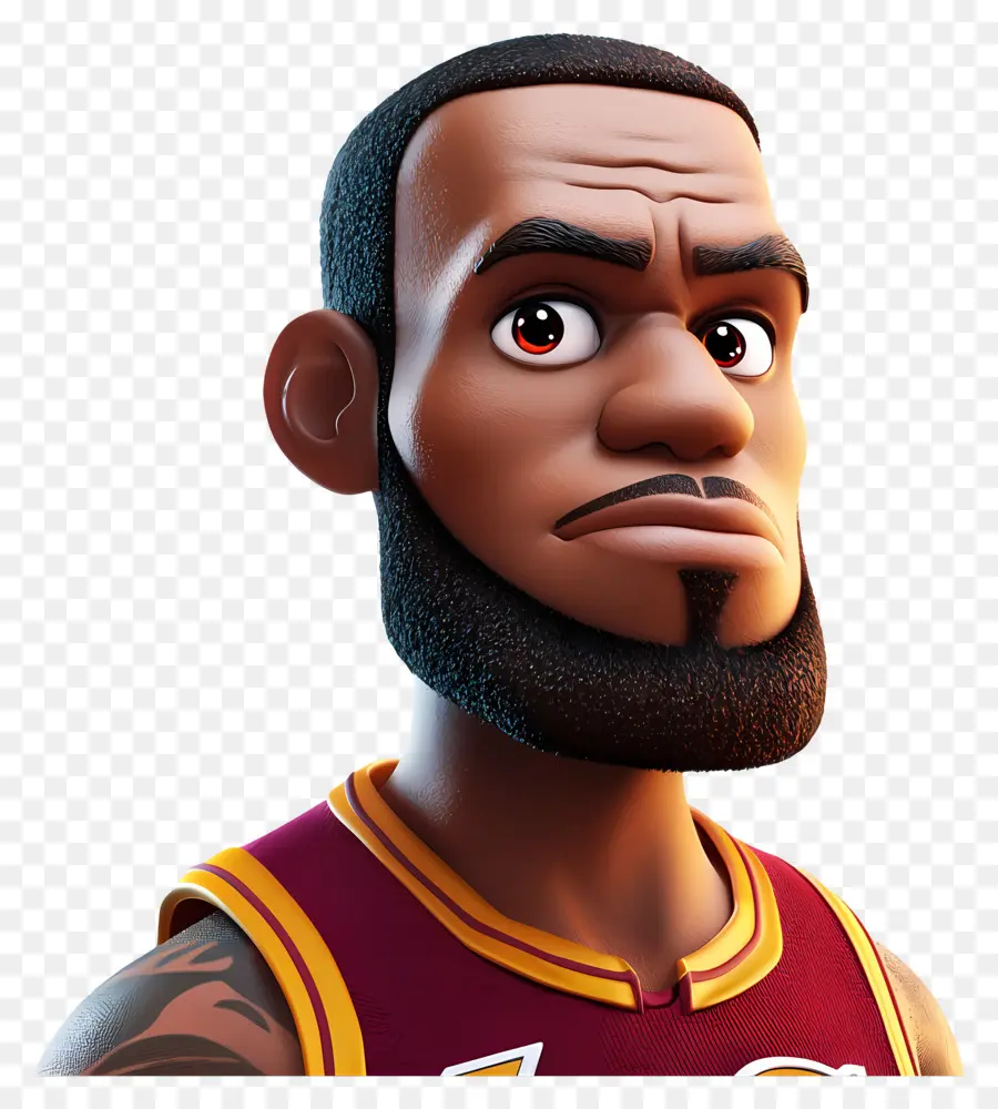 Lebron James，Basketbol Oyuncusu Karikatür PNG