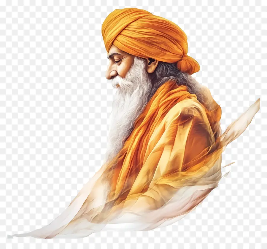 Guru Nanak Jayanti，Yan Görünüm Manevi Figür PNG