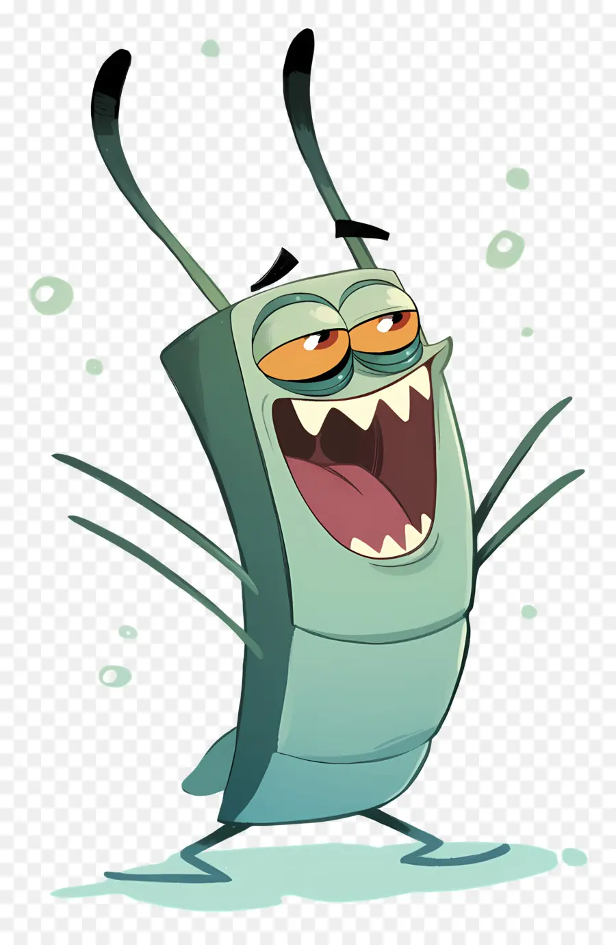 Plankton，Çizgi Film Plankton Karakteri PNG