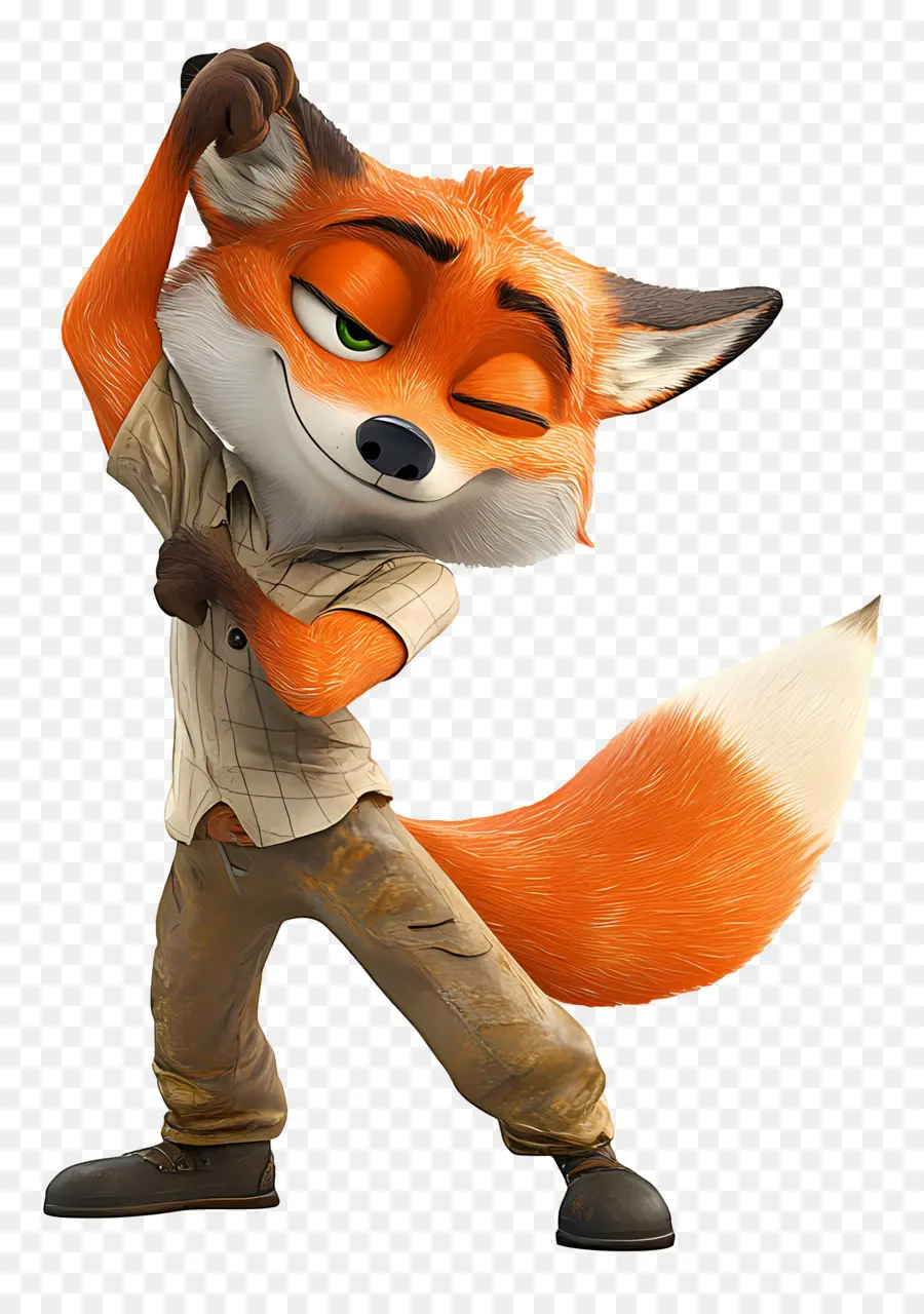 Nick Wilde，Karikatür Tilki PNG