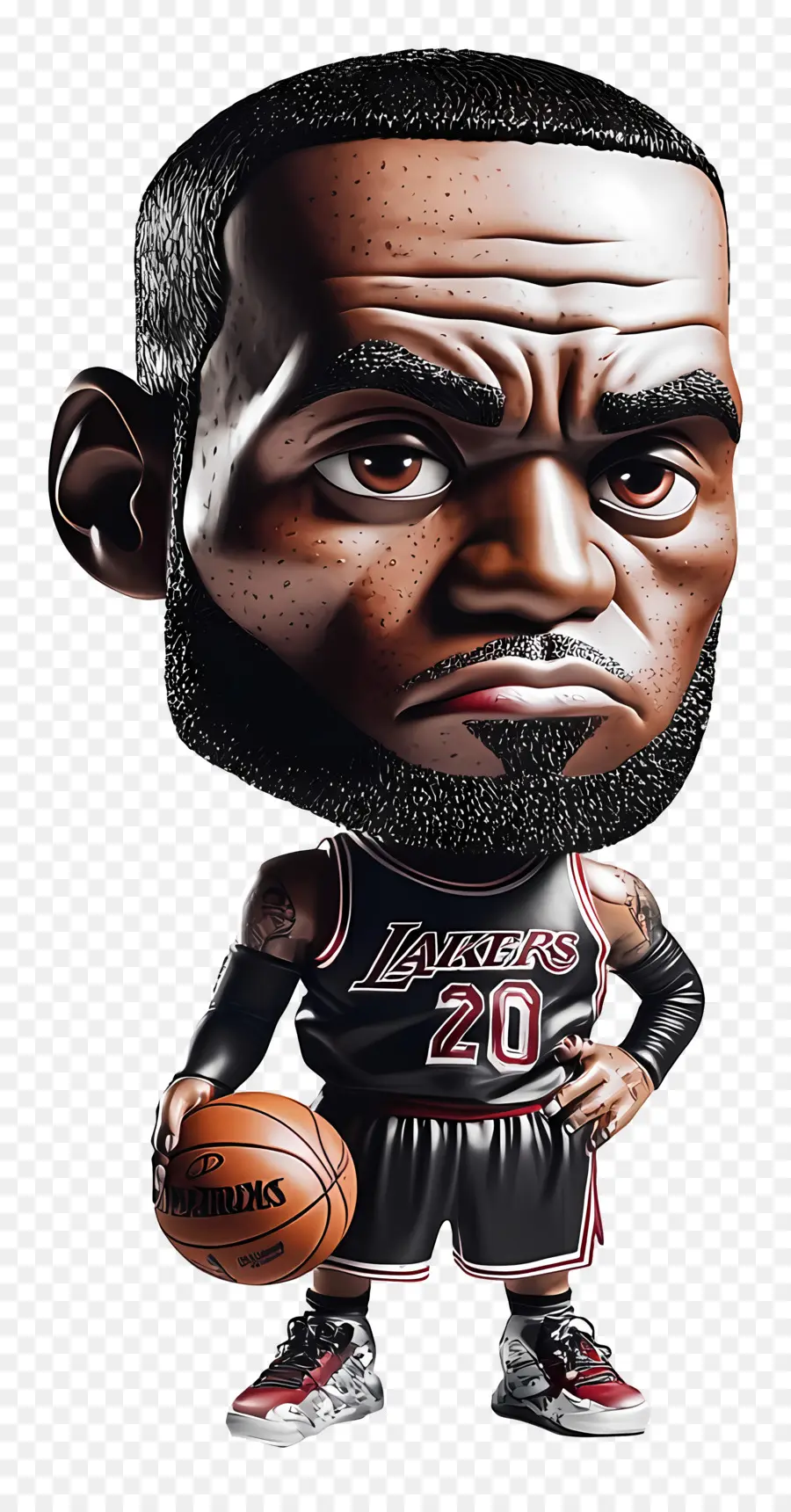 Lebron James，Basketbol Oyuncusu Karikatür PNG