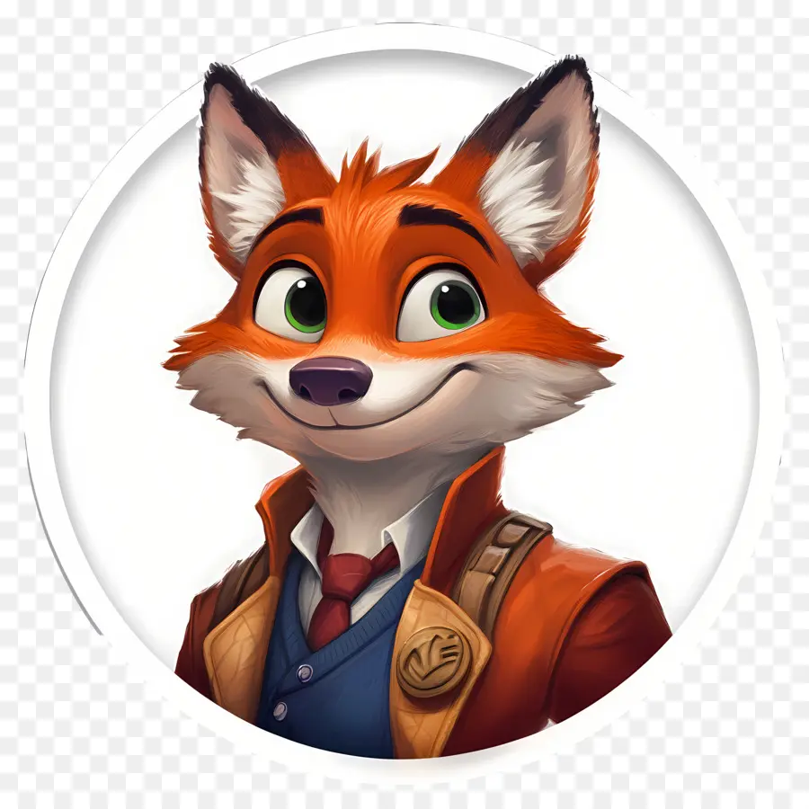 Nick Wilde，Karikatür Tilki PNG