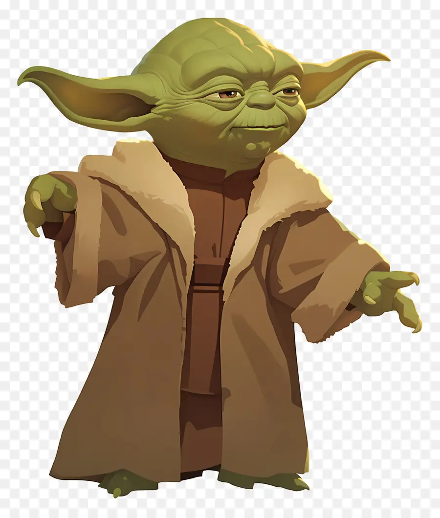 Yoda，Yeşil Bilge Uzaylı PNG