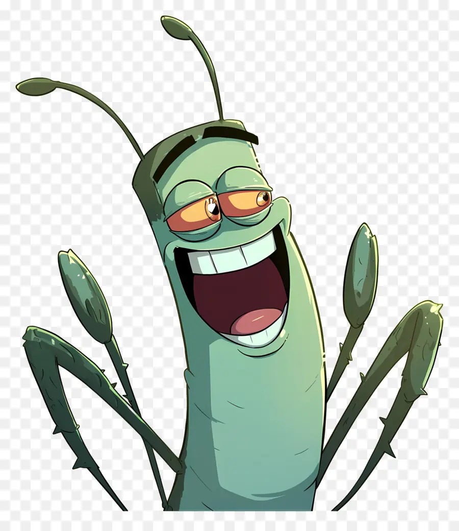 Plankton，Çizgi Film Plankton Karakteri PNG