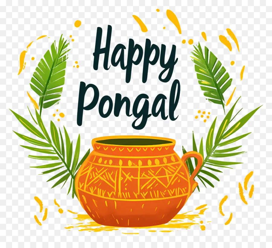 Mutlu Pongal，Pongal Saksı PNG