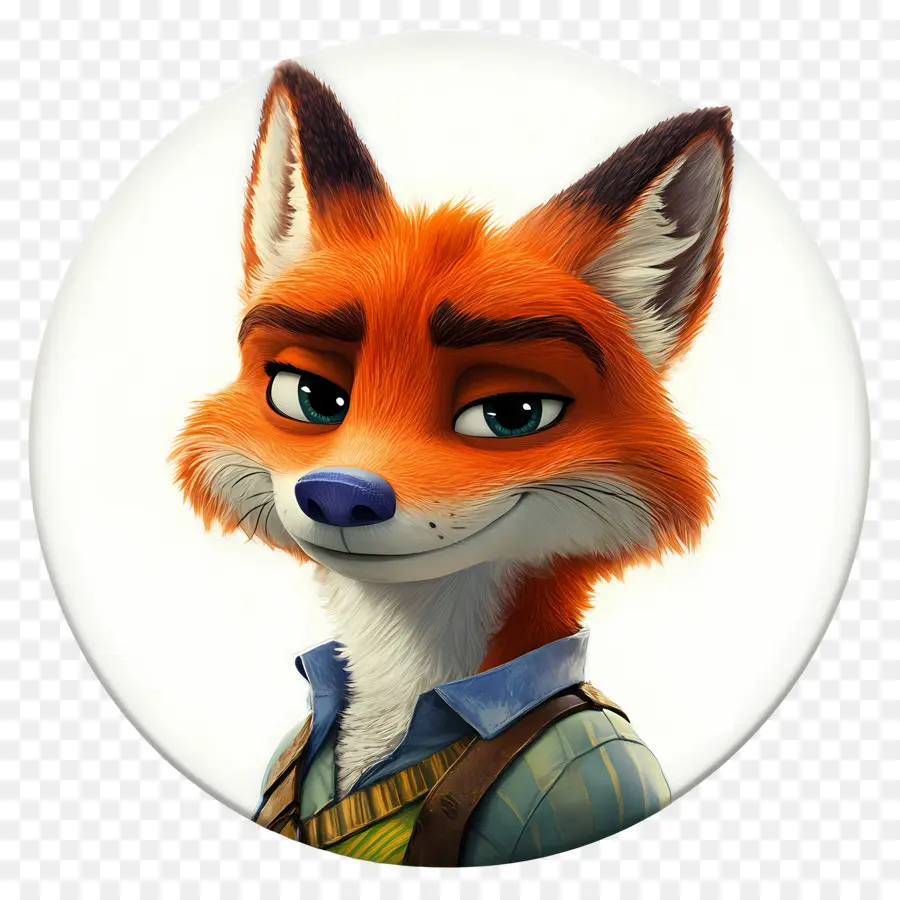 Nick Wilde，Karikatür Tilki PNG