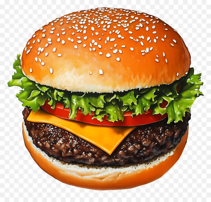 Sığır Burgeri，Cheeseburger PNG