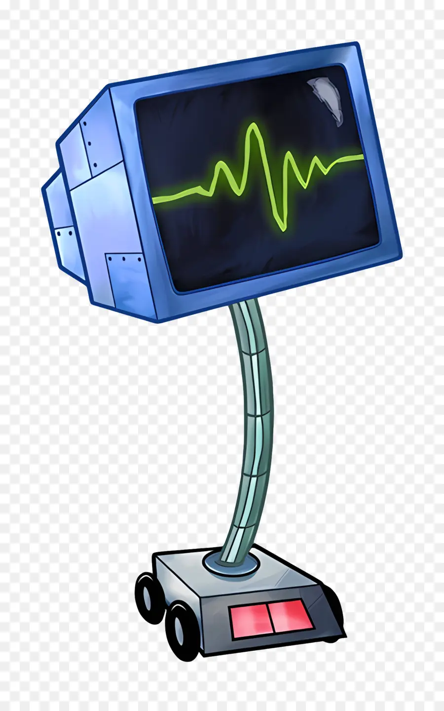 Karen Plankton，Robot Monitörü PNG