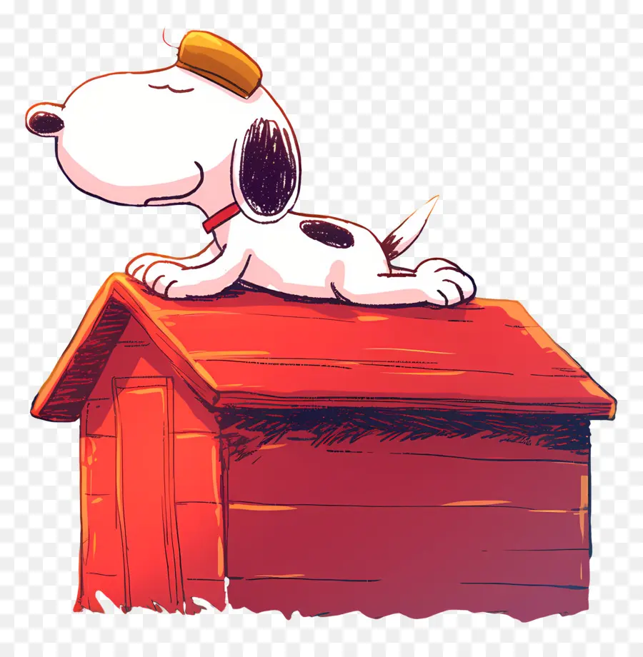 Snoopy Uyuyor，Karikatür Köpek PNG