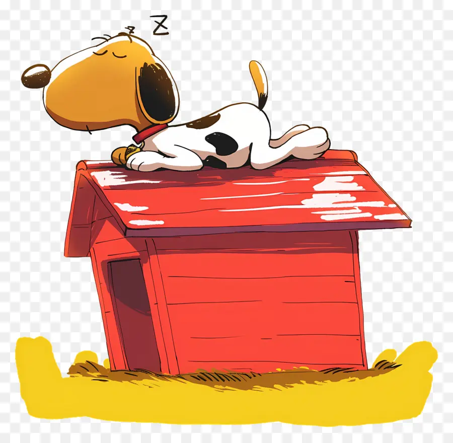 Snoopy Uyuyor，Karikatür Köpek PNG