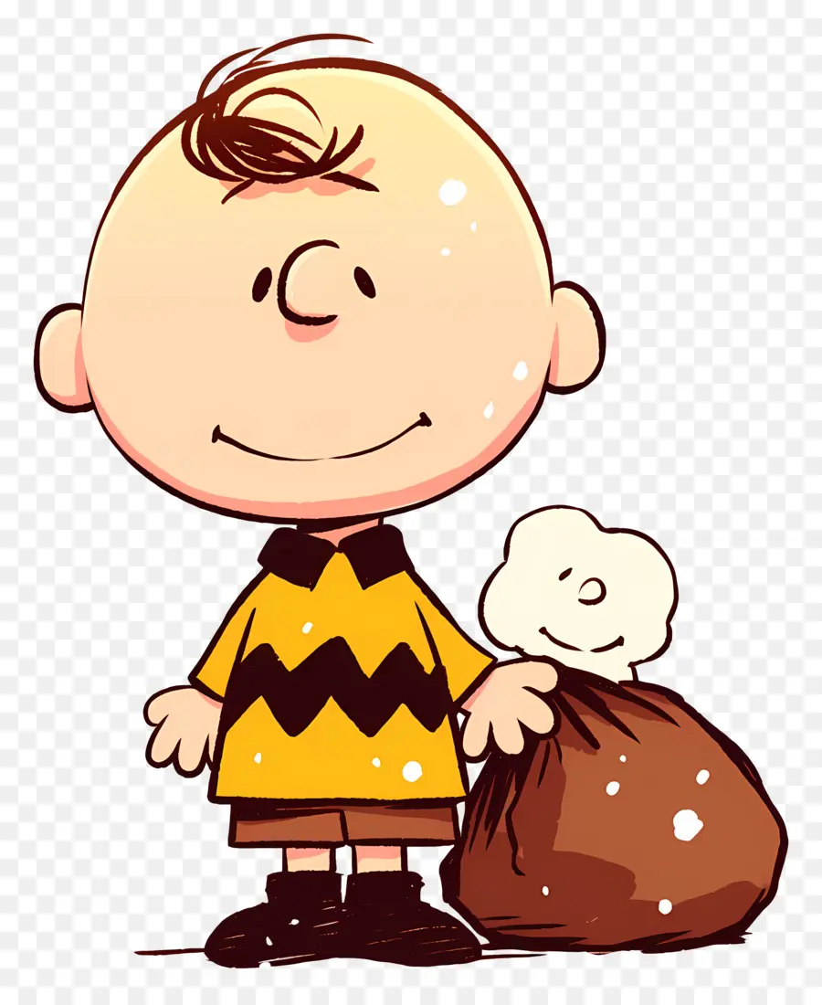 Charlie Brown，Çantalı çizgi Film çocuğu PNG