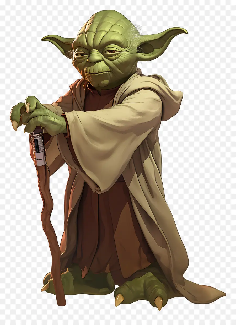 Yoda，Yeşil Bilge Uzaylı PNG