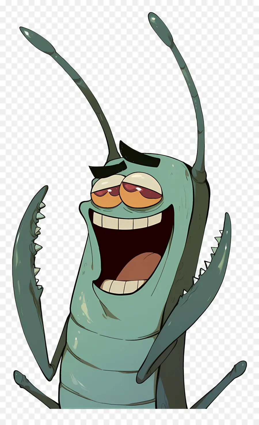 Plankton，Çizgi Film Plankton Karakteri PNG