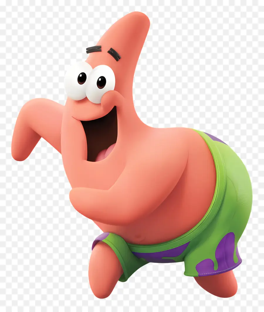 Patrick Yıldızı，3d Denizyıldızı Karakteri PNG