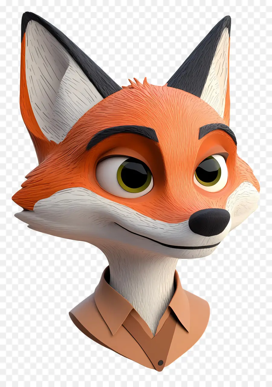 Nick Wilde，Karikatür Tilki PNG