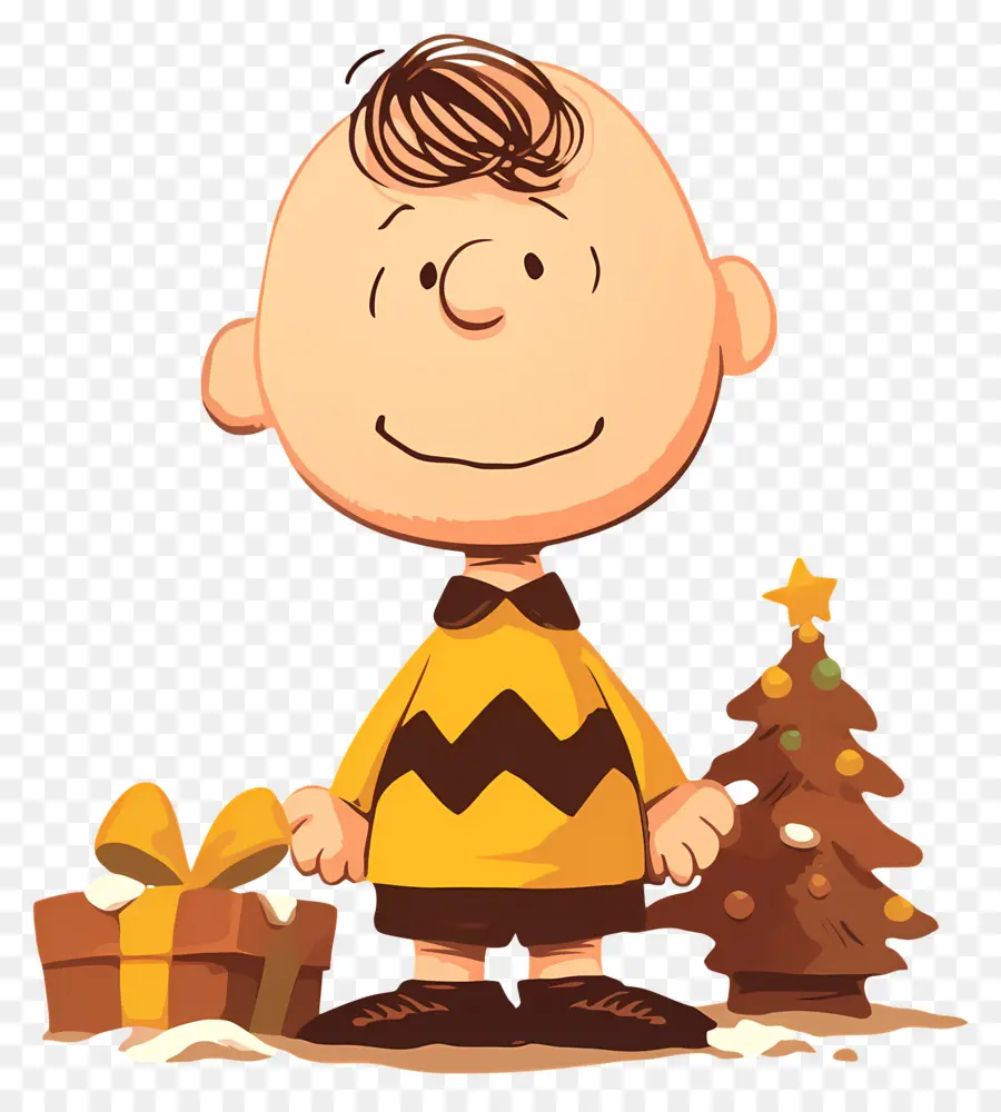 Charlie Brown，Sarı Gömlekli çizgi Film çocuğu PNG