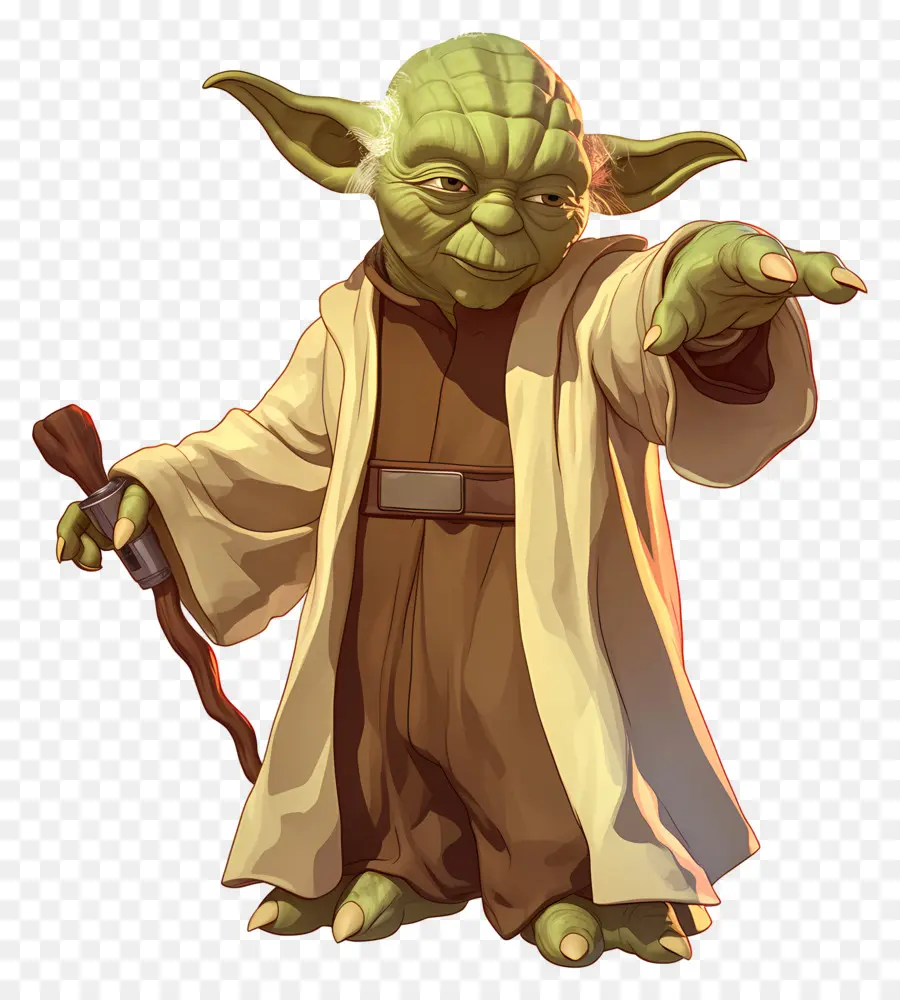 Yoda，Yeşil Bilge Uzaylı PNG