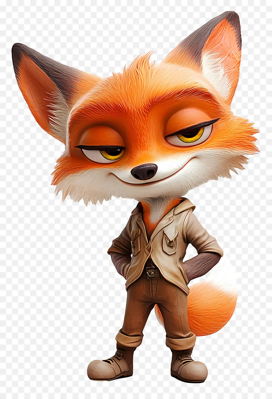 Nick Wilde，Karikatür Tilki PNG